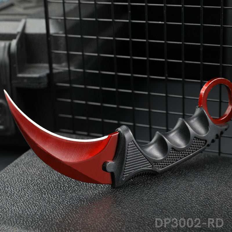 Fixed Blade Claw Knife CSGO with Sheath and Cord For Outdoor Adventures