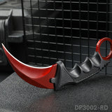 Fixed Blade Claw Knife CSGO with Sheath and Cord For Outdoor Adventures