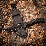 9'' Closed Fixed Blade Hunting Knife With Non-slip Stylish Handle And Kydex Sheath