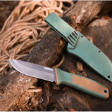 Single-Edge Tactical Knives with Non-slip Stylish Handle and Practical Sheath