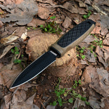 8.7" Double Edge Blade Dagger Fixed Blade Knives with Sheath Self-Defense Knife