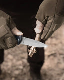 4 inch 8Cr13MoV Steel Drop Point Blade with G10 Handle
