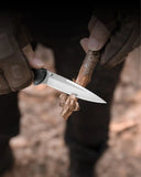 4.3" Black G10 handle Folding Knife With Streamlined Design