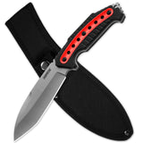 10 inch G10 Handle Fixed Blade Knife With Nylon Sheath