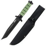 14" Tactical Fixed Blade Knife With Sheath And Window Breaker