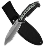 10 inch G10 Handle Fixed Blade Knife With Nylon Sheath