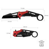 Light Weight Pocket Knife with Aluminium Ring Handle