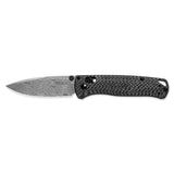 UltraFlight Damascus Folding Knife Carbon Fiber Handle, 3.2" Drop Point