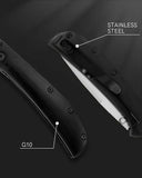 4.3" Black G10 handle Folding Knife With Streamlined Design