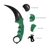 Affordable Cool Claw Blade Neck Knife CSGO with Sheath and Cord