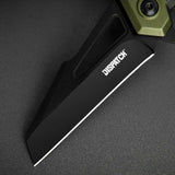 Light Weight Pocket Knife with Aluminium Ring Handle