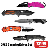 5PCS Camping Knives  Sets（Free Shipping）