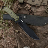 13.5" Tactical Knife Fixed Blade Knives Hunting Knife For Outdoor Bowie