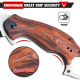 RBLACK Folding Claw Knife for Outdoor Survival and EDC