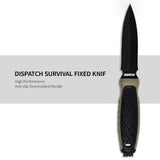 8.7" Double Edge Blade Dagger Fixed Blade Knives with Sheath Self-Defense Knife