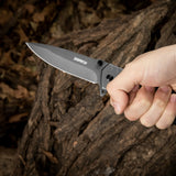 Multifunction Folding Pocket Knife Liner Lock G10 Handle with Glass Breaker & Bottle Opener