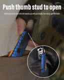 RBLACK 3.3" Tanto EDC Folding Knife with CPM S35VN Blade, Axis Lock G10 Handle