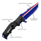 Fan Gear Edition Spring Assisted Folding Pocket EDC Knife