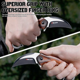 RBLACK Folding Claw Knife for Outdoor Survival and EDC