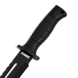 12"Outdoor Bowie Survival Hunting Fixed Blade Knife with Nylon Sheath
