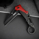 Light Weight Pocket Knife with Aluminium Ring Handle