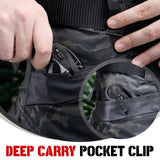 RBLACK Blackened Blade Claw Knife with Red Gasket