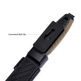 8.7" Double Edge Blade Dagger Fixed Blade Knives with Sheath Self-Defense Knife