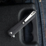 D2 Blade Pocket Knife with Liner Lock and G10 Handle