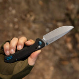 D2 Steel Drop Point Blade with G10 Handle Folding Knife