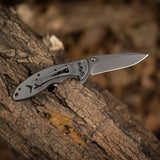 3.8" Closed EDC Pocket Knife Frame Lock for Outdoor Camping
