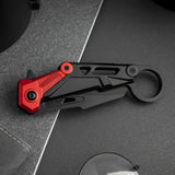 Light Weight Pocket Knife with Aluminium Ring Handle