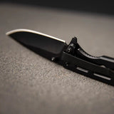 Folding Knife With 8Cr13MoV Stainless Steel Black Blade for EDC