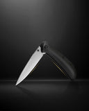 4.3" Black G10 handle Folding Knife With Streamlined Design