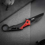 Light Weight Pocket Knife with Aluminium Ring Handle