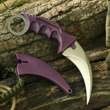 Affordable Cool Claw Blade Neck Knife CSGO with Sheath and Cord