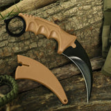Affordable Cool Claw Blade Neck Knife CSGO with Sheath and Cord