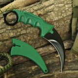 Affordable Cool Claw Blade Neck Knife CSGO with Sheath and Cord