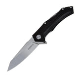 5" D2 Blade And Titanium Handle Folding Knife With Nylon Sheath