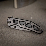 Folding Knife With 8Cr13MoV Stainless Steel Black Blade for EDC
