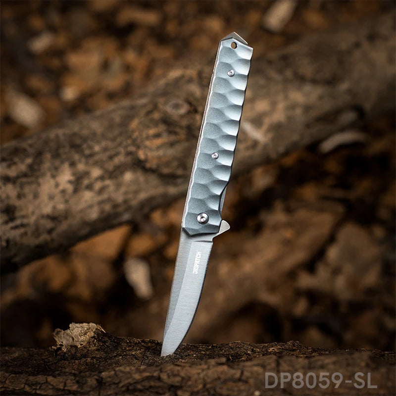 Cool Folding Pocket Knife Liner Lock with Pocket Clip and Glass Breaker
