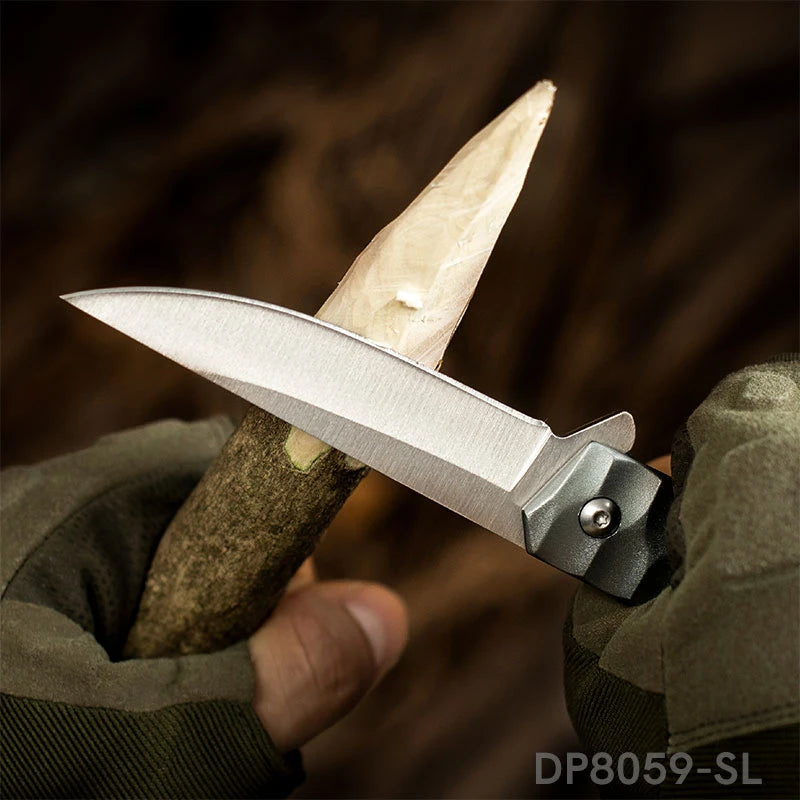 Cool Folding Pocket Knife Liner Lock with Pocket Clip and Glass Breaker