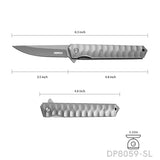 Cool Folding Pocket Knife Liner Lock with Pocket Clip and Glass Breaker