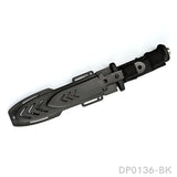 2 PC Outdoor Survival Fixed Blade Knife Set with ABS Sheath