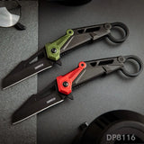 Light Weight Pocket Knife with Aluminium Ring Handle