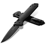 RBLACK 3.3" Tanto EDC Folding Knife with CPM S35VN Blade, Axis Lock G10 Handle
