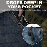 RBLACK 3.3" Tanto EDC Folding Knife with CPM S35VN Blade, Axis Lock G10 Handle