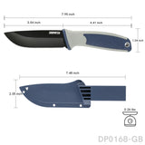 Single-Edge Tactical Knives with Non-slip Stylish Handle and Practical Sheath