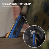 RBLACK 3.3" Tanto EDC Folding Knife with CPM S35VN Blade, Axis Lock