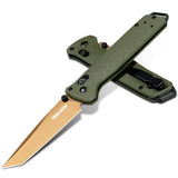 RBLACK 3.3" Tanto EDC Folding Knife with CPM S35VN Blade, Axis Lock