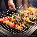 10PCS Skewer Grilling Accessories Set with Portable Bag for Outdoor Camping